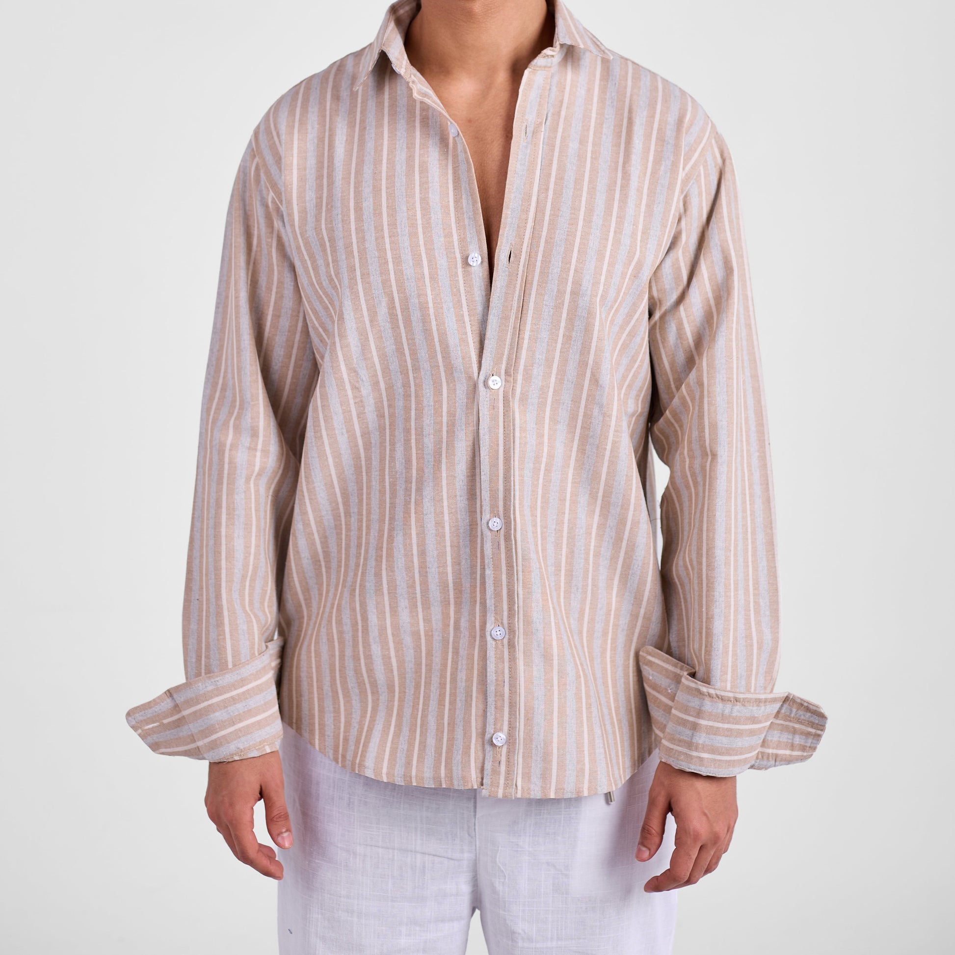 Beachline Brown Linen Shirt