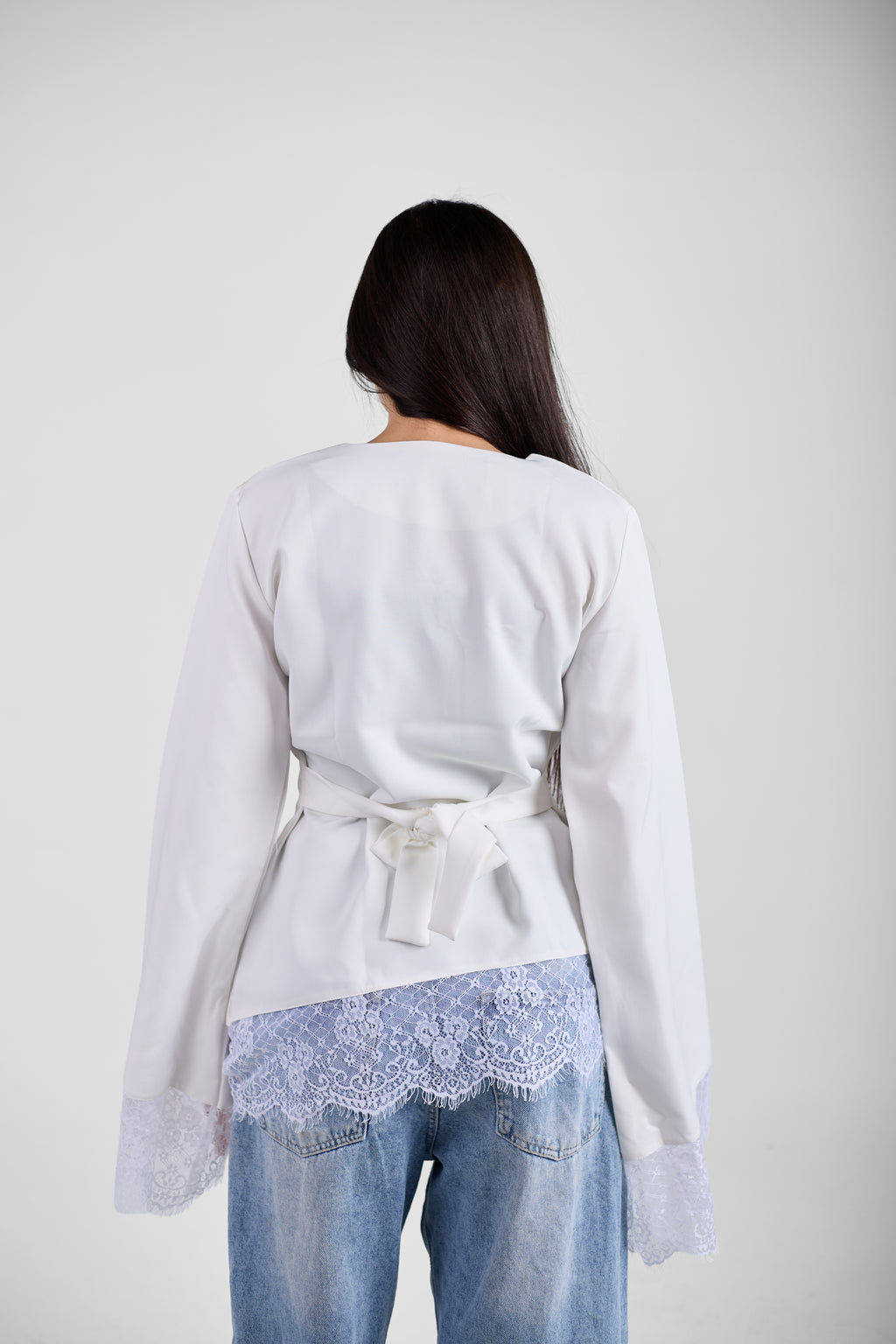 LACE TOP - WHITE