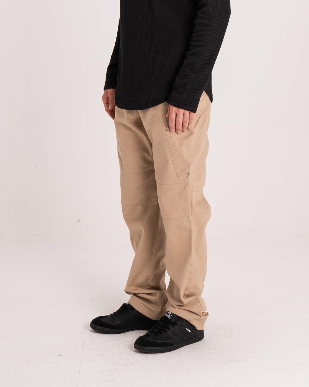 Beige Cargo Pants