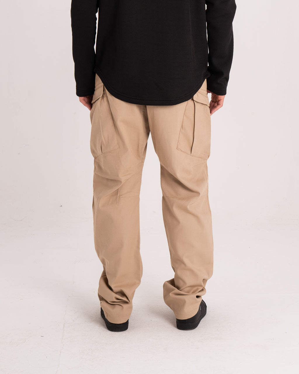 Beige Cargo Pants