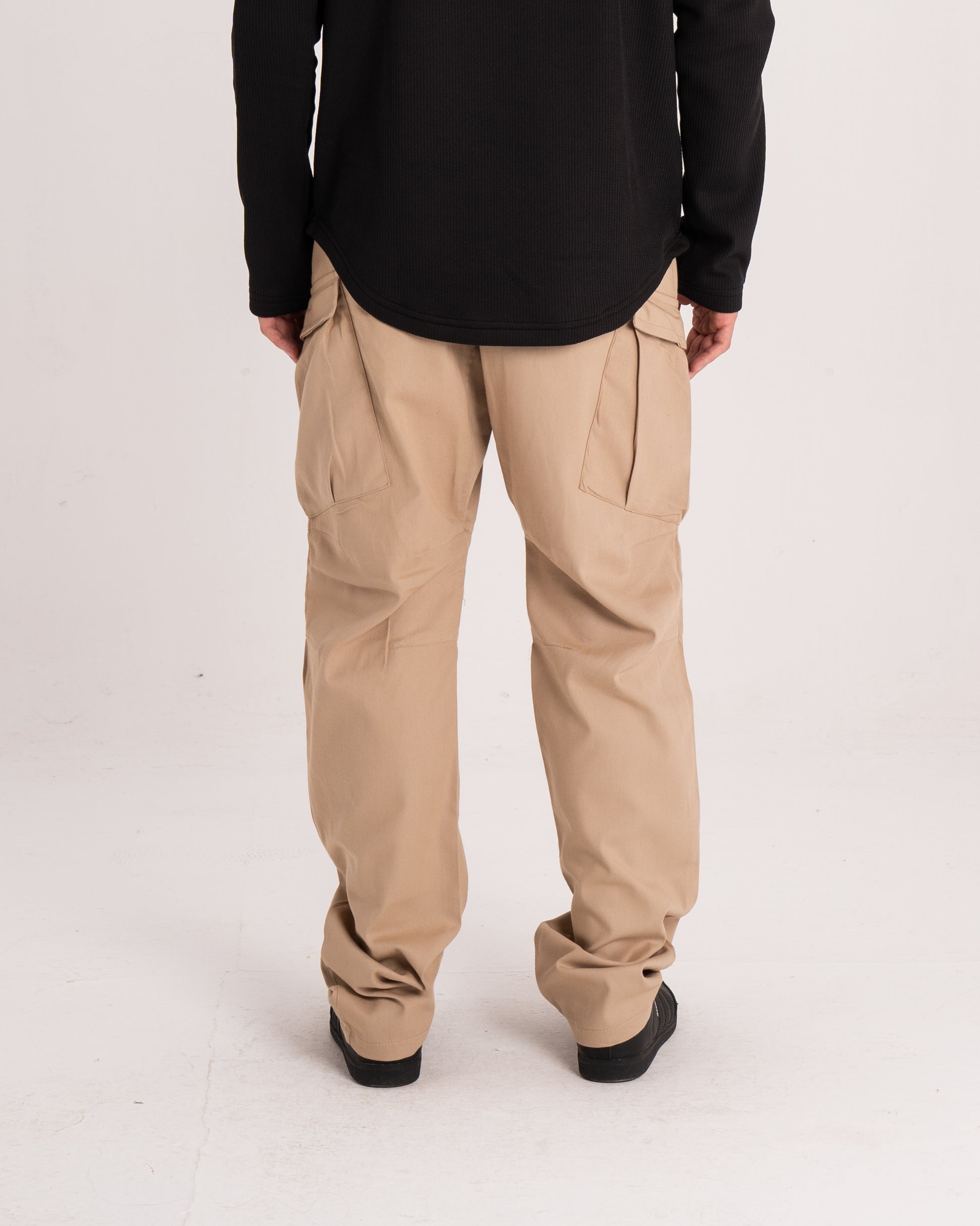 Beige Cargo Pants