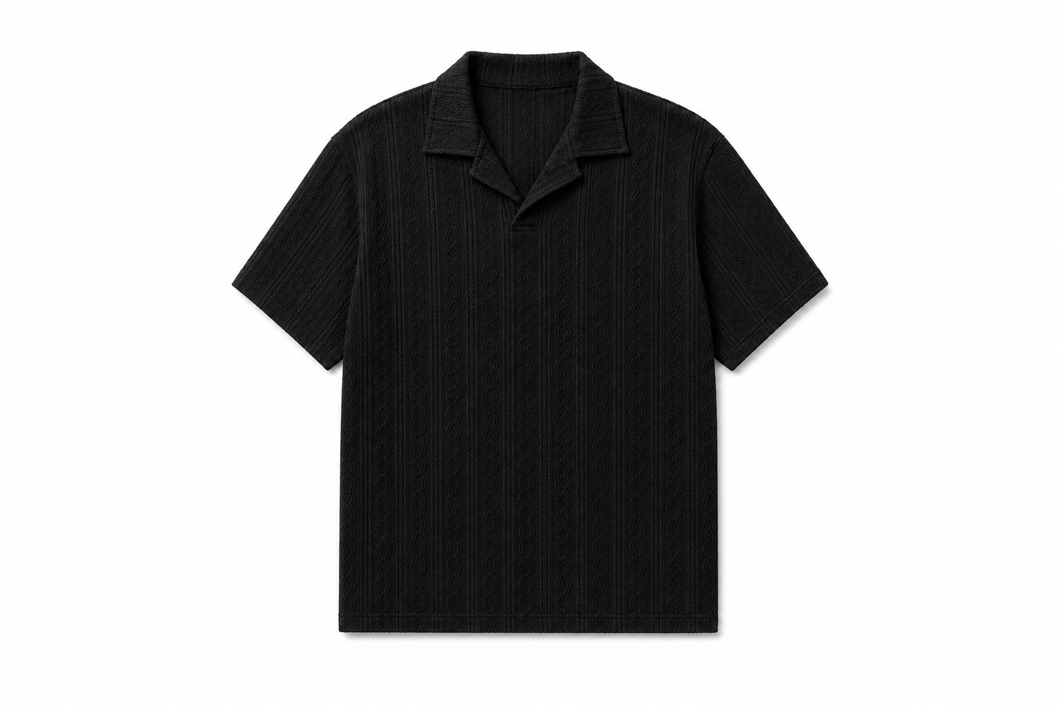 Noir Knit Polo