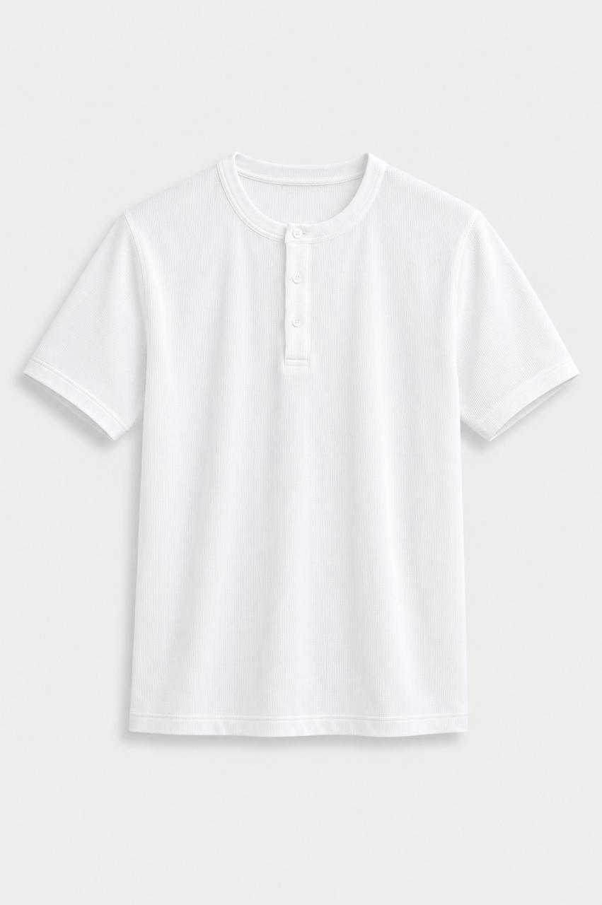 White Henley Shirt