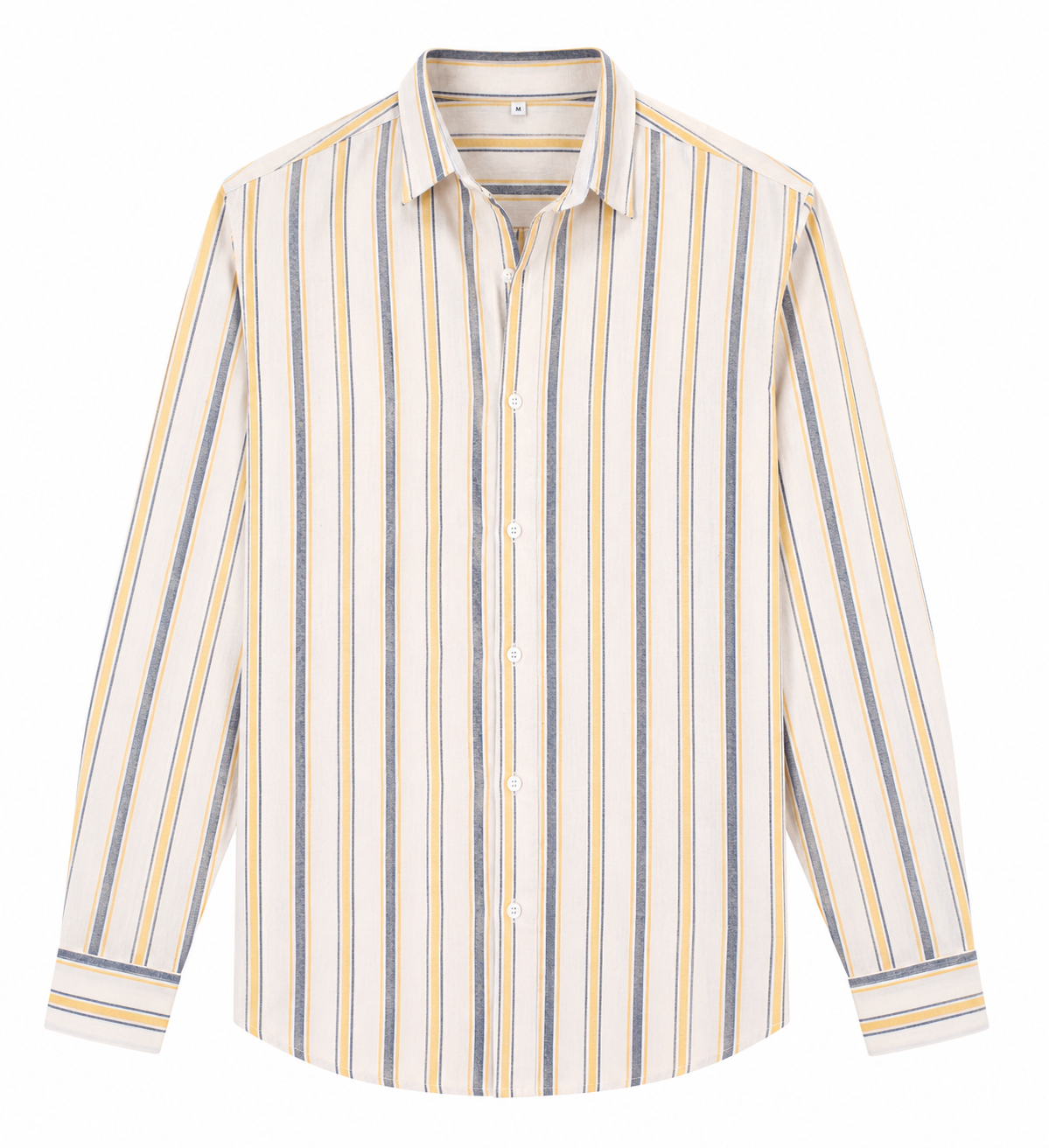 Sea Light Stripe Linen Shirt
