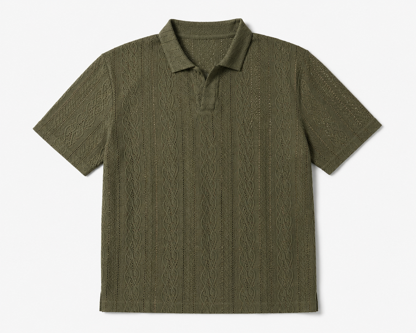 Olive Knit Polo