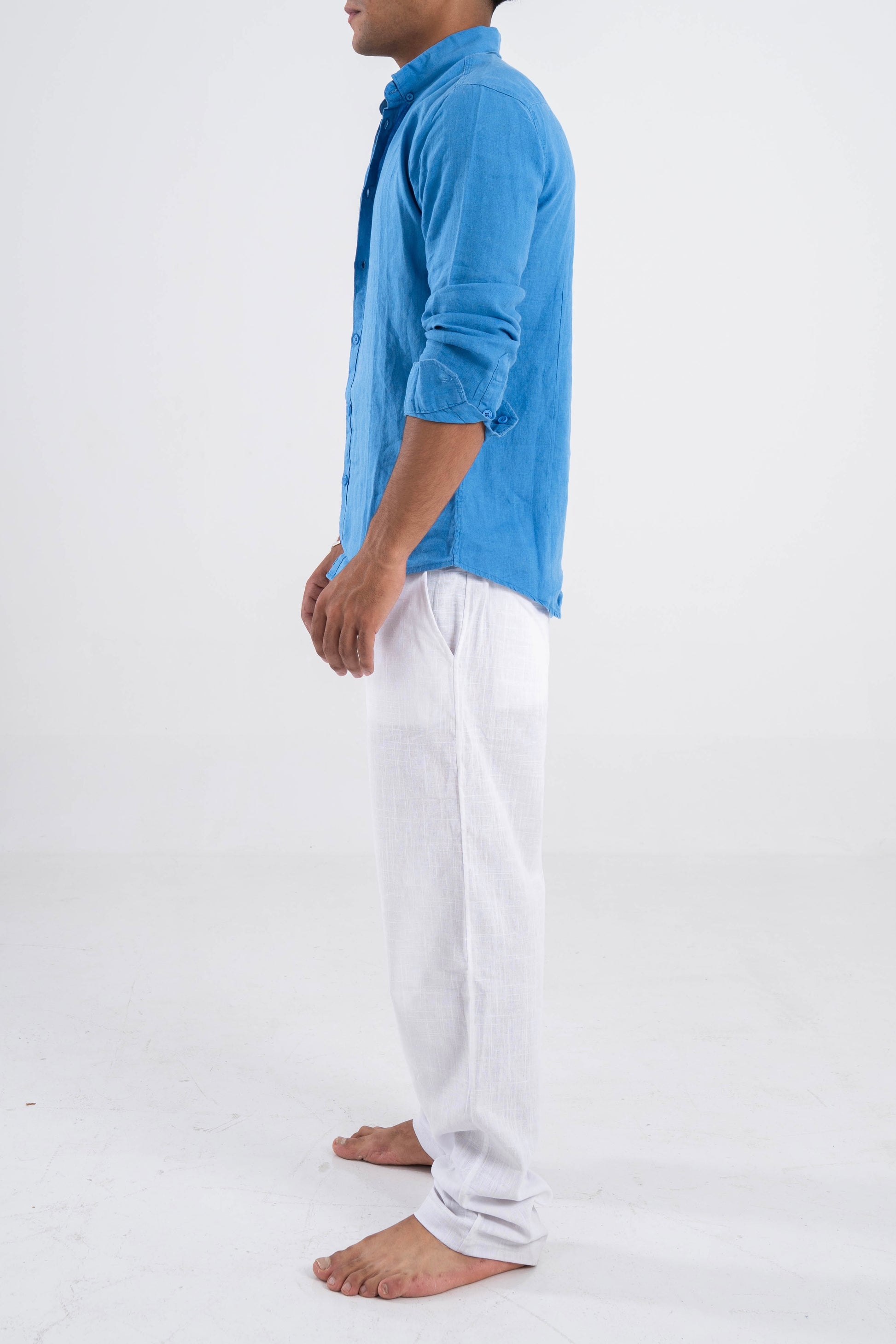Light Blue Linen Shirt