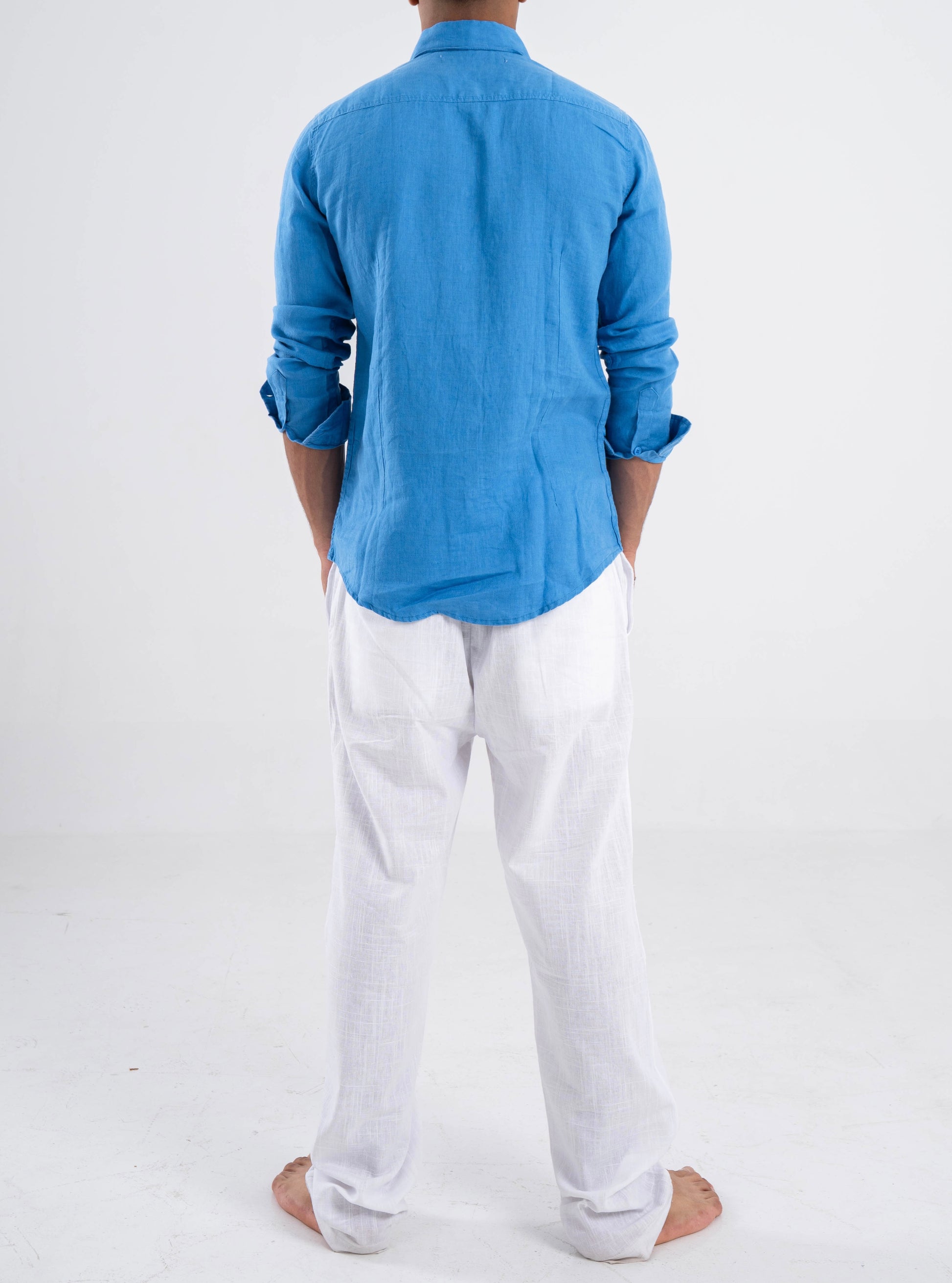 Light Blue Linen Shirt