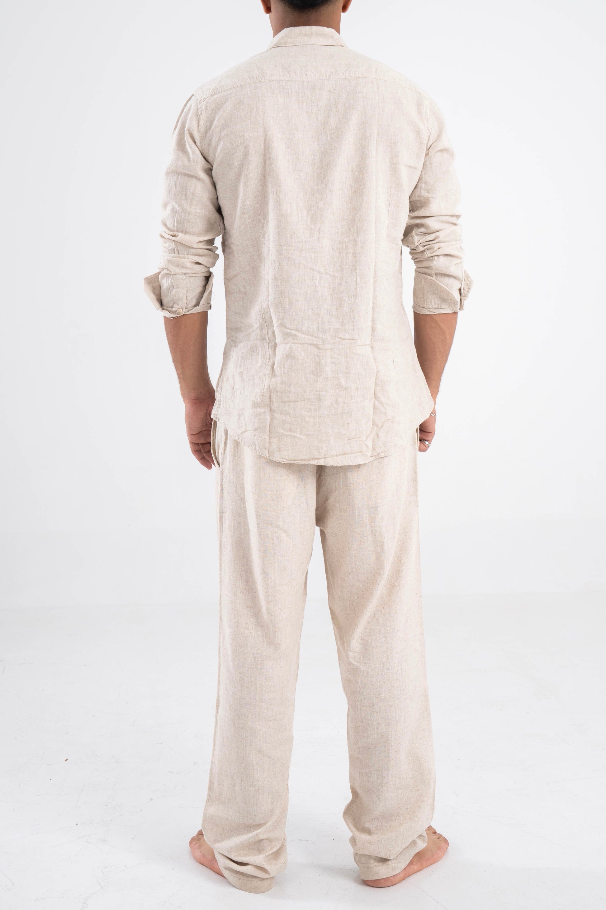 Beige Linen Shirt