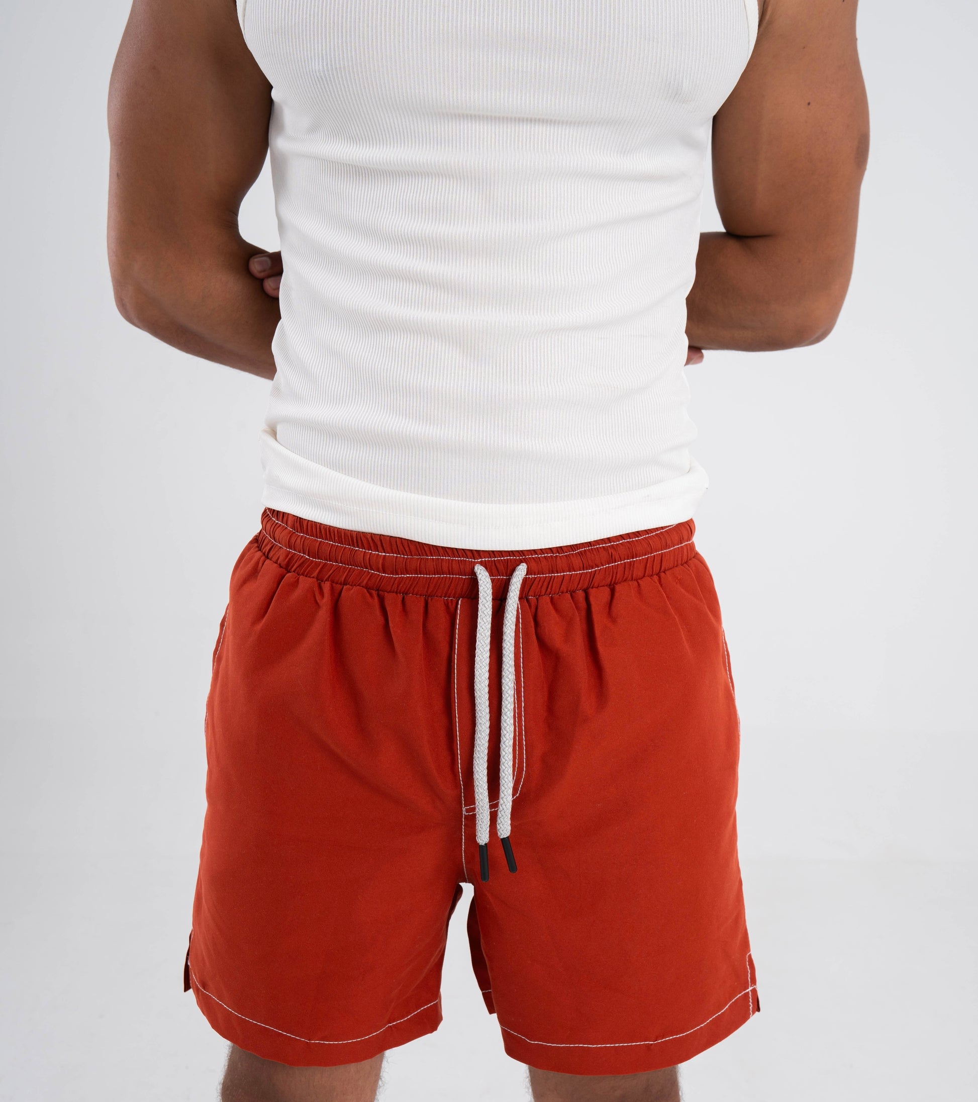 Plain Brick Swim Short