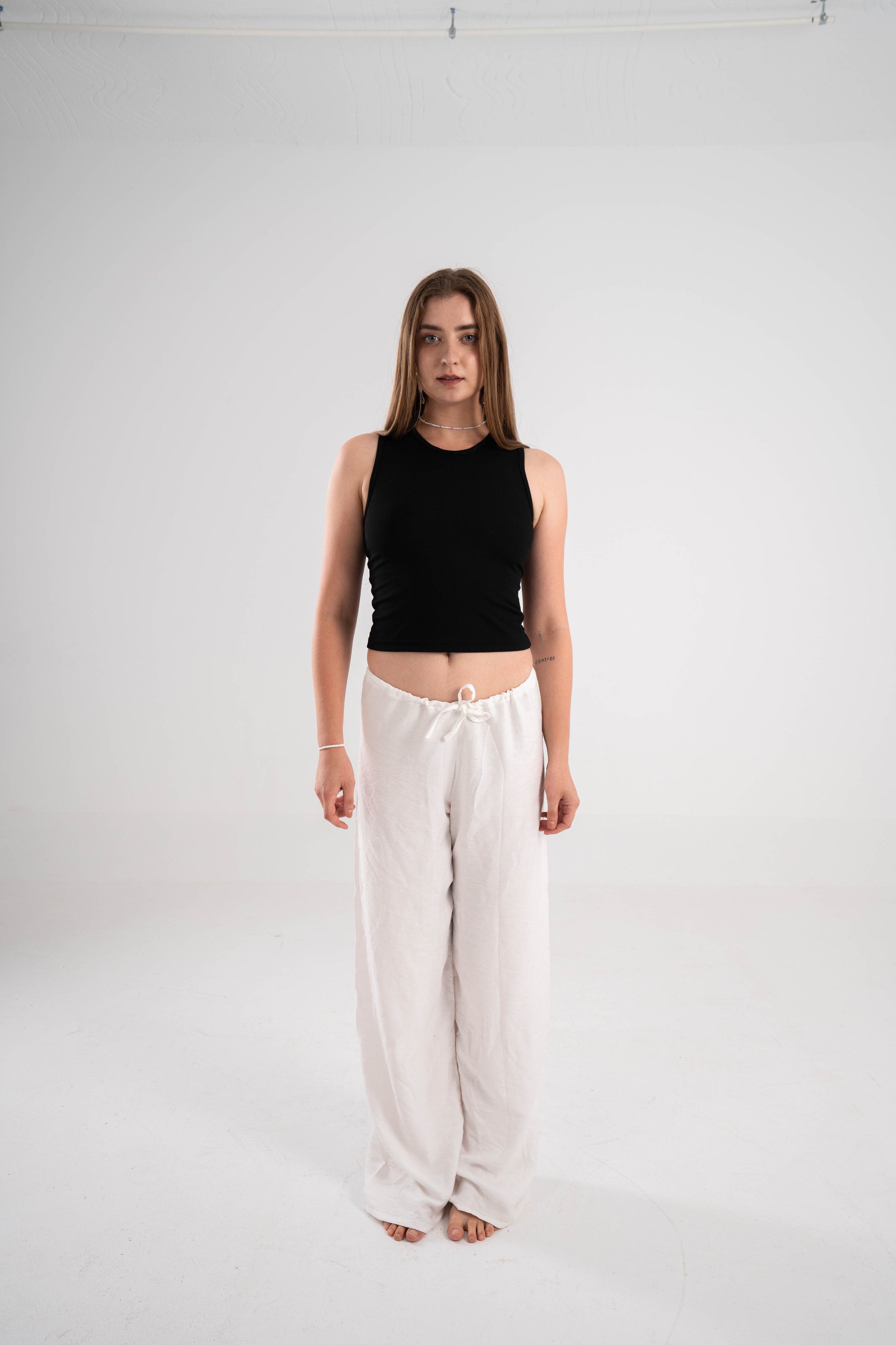 White Linen Pants